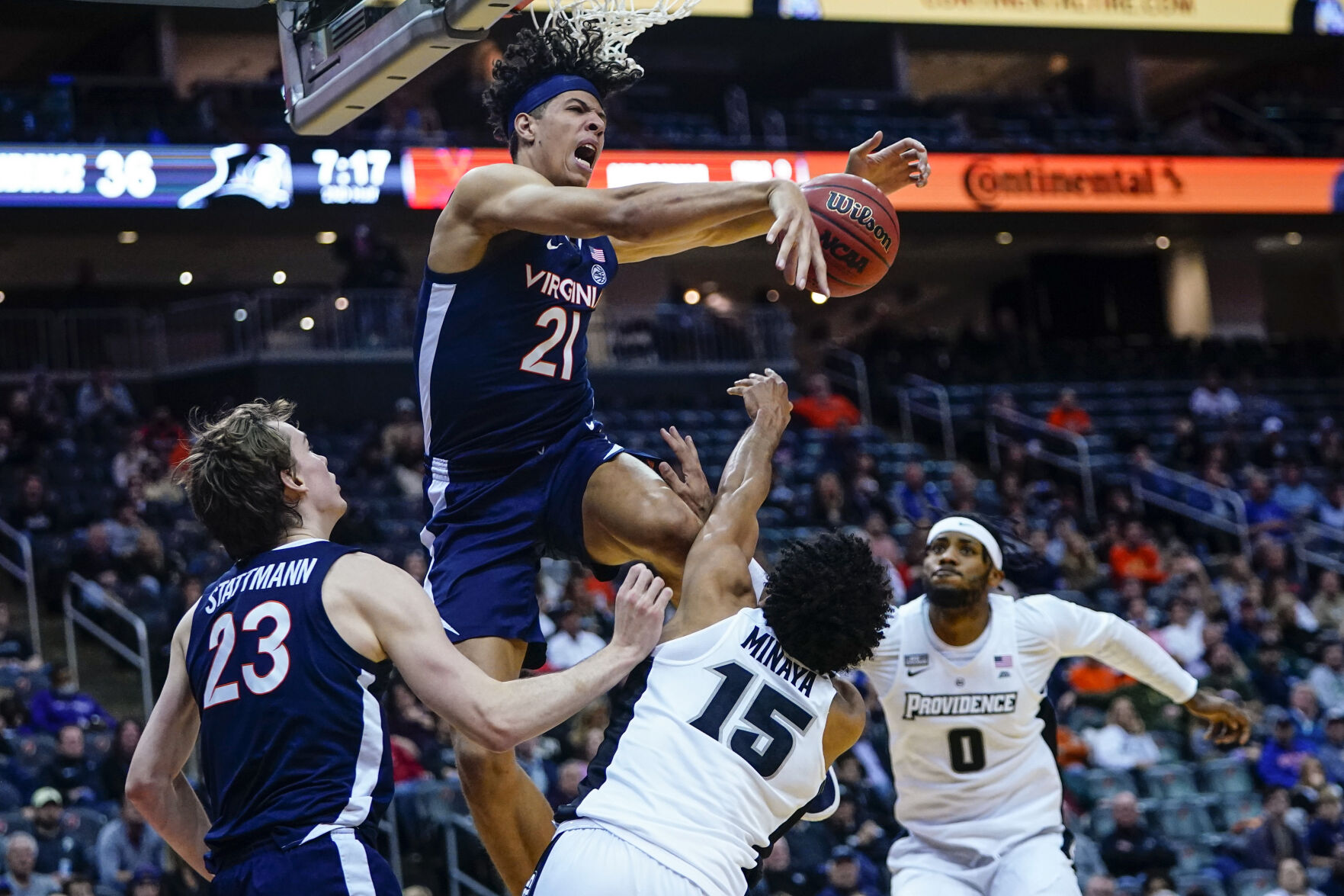 APTOPIX Providence Virginia Basketball
